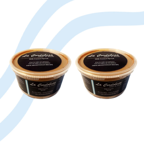 Dulce de leche 600 gr. Pack 2 uds.